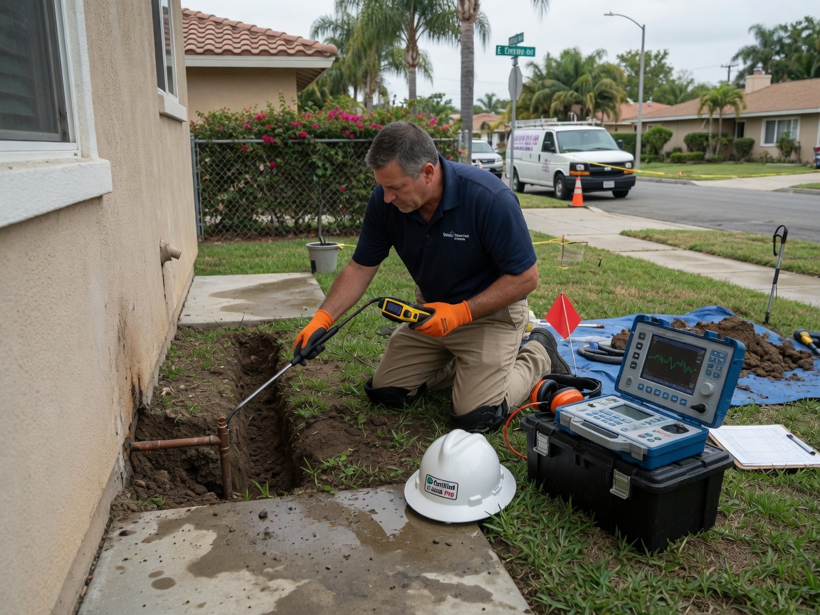 Leak detection in Bellflower